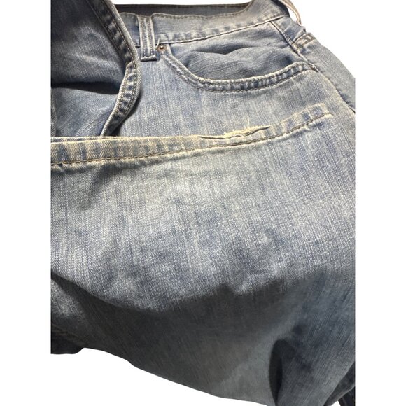 Levi's 569 Wide Relaxed Straight Leg Jeans 36X32 Blue Denim - Picture 7 of 7